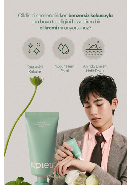 Shea Yağı Içeren Nemlendirici El Kremi A'pıeu Juicy Pang Perfume Hand Cream (Basil)