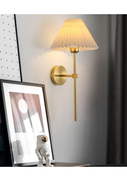 Şık Modern 2'li Abajur Seti, Çok Renkli, Metal, E27, Eskitme Gold Detaylı indirimleri