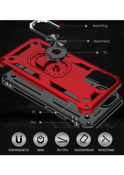 Apple iPhone 12 Mini Uyumlu Rntc Kapak-Mavi