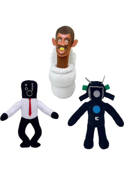 Skibidi Komik Tuvalet Adamı Peluş Oyuncak, Titan Fotoğrafçısı Speakerman Bosstv Adamı Peluş Oyuncak Çocuk Hayranları ve Yetişkin Için (Yurt Dışından)