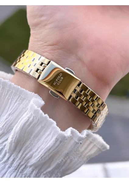 Çelik Kasa & Kordon Kararma ve Renk Atma Yapmaz Kadın Kol Saati+Bileklik JG04410.4 modelleri