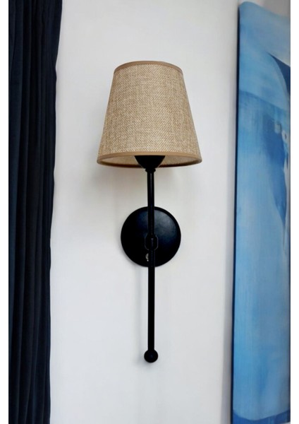 Siyah Kablosuz Pilli Aplik, Tak ve Çalıştır, Kolay Kullanım, Metal Materyal, G9 Duy fiyatları