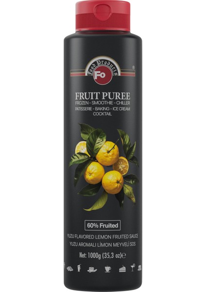 Limon Aromalı Meyveli Sos-Frozen 1 kg