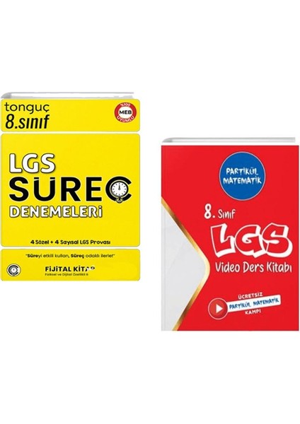 8. Sınıf Lgs Süreç Denemeleri+8. Sınıf Lgs Video Ders Kitabı