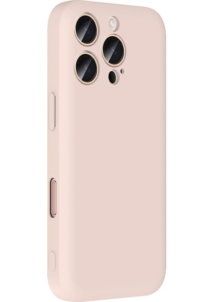 Apple iPhone 16 Pro Kılıf Kamera Korumalı Kartlık Hazneli Rntc Vitra Kapak - Mürdüm