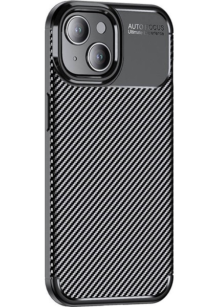 Apple iPhone 15 Uyumlu Rntc Negro Silikon Kapak-Siyah
