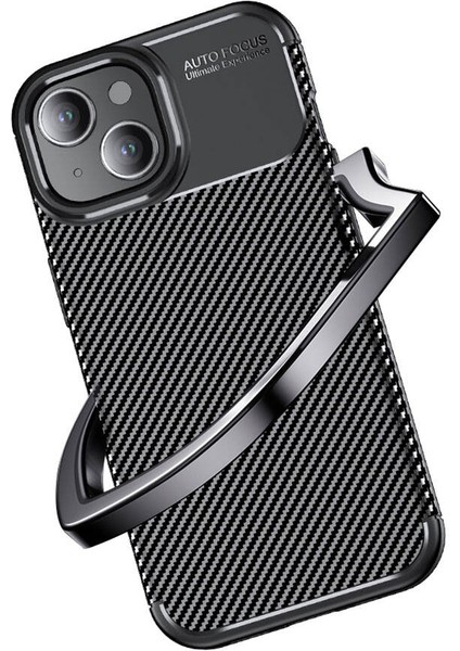Apple iPhone 15 Uyumlu Rntc Negro Silikon Kapak-Siyah