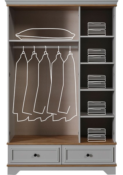 Cello Gardrop - 3 Kapılı modelleri