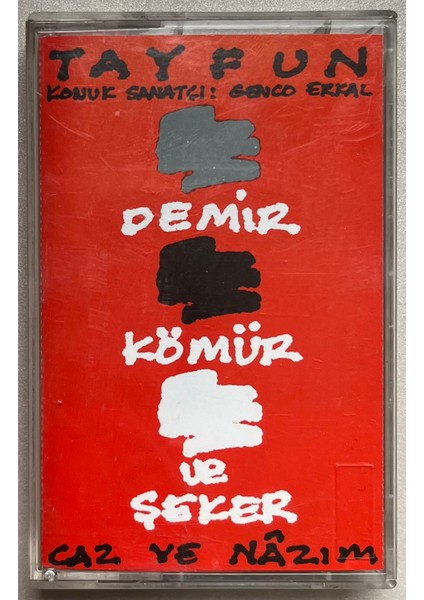 Tayfun Demir Kömür ve Şeker Kaset (Orjnal Dönem Baskı Kaset)