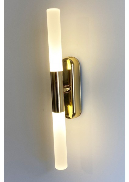 Şık Altın Kaplama Çift Kollu LED Aplik, Modern ve Estetik Tasarım modelleri