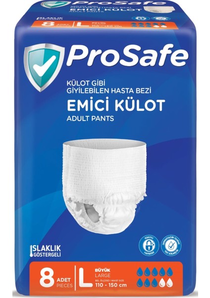Emici Külot Hasta Bezi Büyük-Large 72 Adet