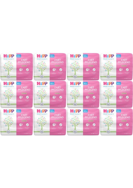 Baby Sanft Islak Havlu Mendil 48 Yaprak Klasik 36 Lı Set (12PK*3) 1728 Yaprak