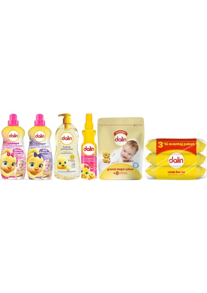 Bebek Bakım Seti (6 Lı Set) Avantaj Paket