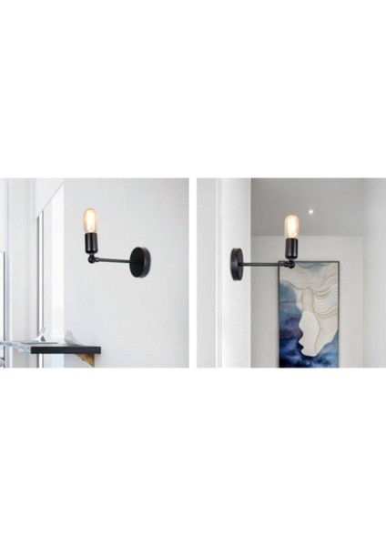 Şık Siyah Metal Aplik ile Evinize Zarif ve Modern Dokunuş fırsatları
