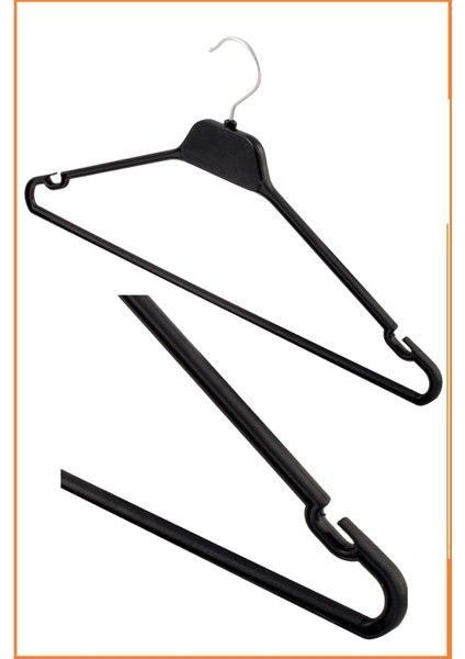 Kuru Temizleme Askısı, Elbise Askısı, 42 cm Siyah Renk, 250 Adet modelleri