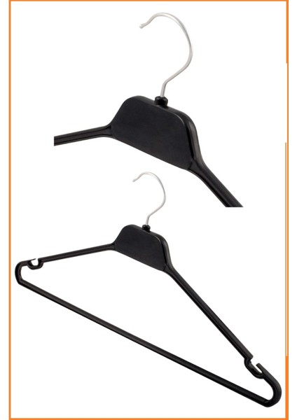 Kuru Temizleme Askısı, Elbise Askısı, 42 cm Siyah Renk, 250 Adet fırsatları