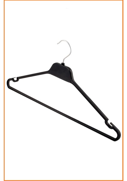 Kuru Temizleme Askısı, Elbise Askısı, 42 cm Siyah Renk, 250 Adet indirimleri