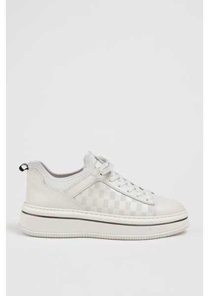 Adrian Model Kombinasyonlu Deri Ithal Taban Sneaker Ayakkabı