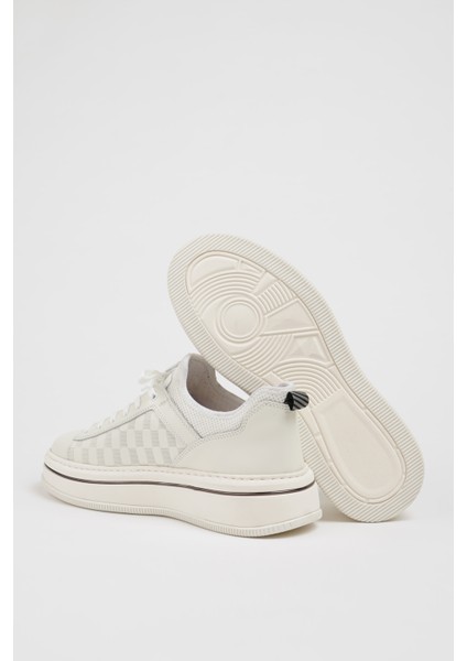 Adrian Model Kombinasyonlu Deri Ithal Taban Sneaker Ayakkabı