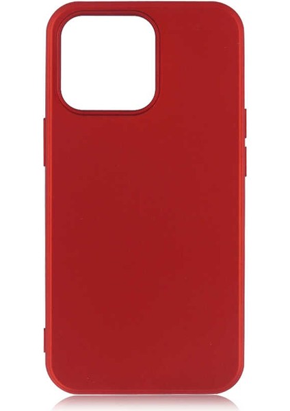 Apple iPhone 13 Pro Uyumlu Rntc Premier Silikon Kapak-Kırmızı