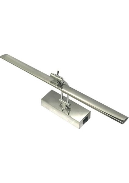 Modern beyaz ledli krom duvar aynası, şık ve parlak tasarım, 6W güç. modelleri