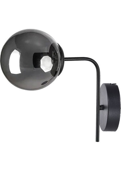 Şık Siyah Füme Camlı Metal Duvar Aplik ile Modern ve Zarif Mekanlara Dokunuş fiyatları