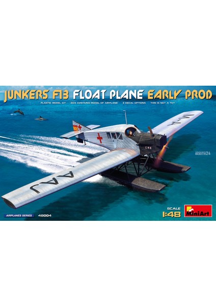 48004 1:48 Junkers F13 Yüzer Uçak. Erken Üretim