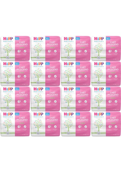 Baby Sanft Islak Havlu Mendil 48 Yaprak Klasik 48 Li Set (16PK*3) 2304 Yaprak