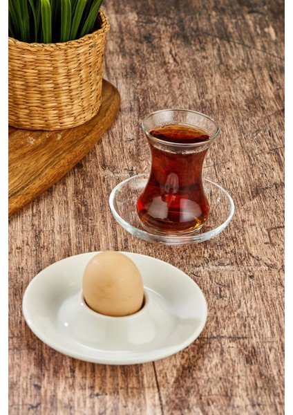 4’lü Porselen Yumurta Standı – Kahvaltılık Beyaz Yumurtalık Takımı – Şık ve Kullanışlı Sunum Tabağı