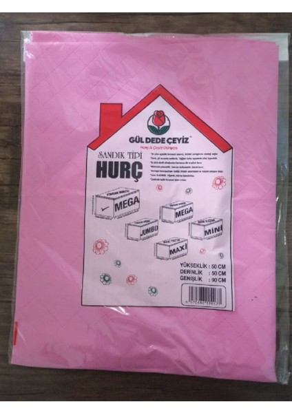 Yorgan Hurcu Sandık Tipi 90 x 50 x 50 cm