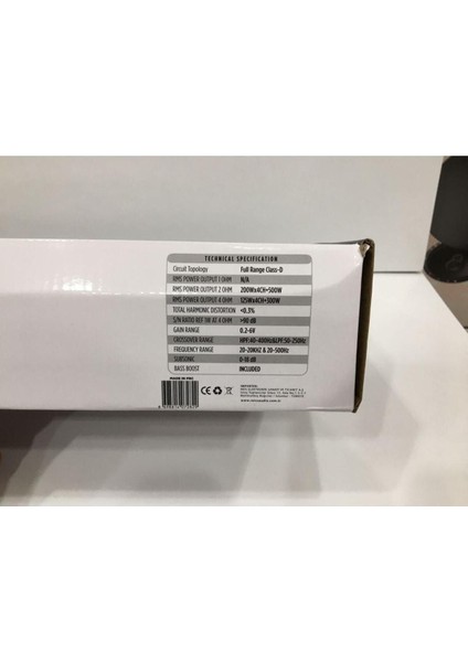 RS-PX1300.5D 5 Kanal Amfi Hem Bas Hem Hoparlör Tek Amfi indirimleri