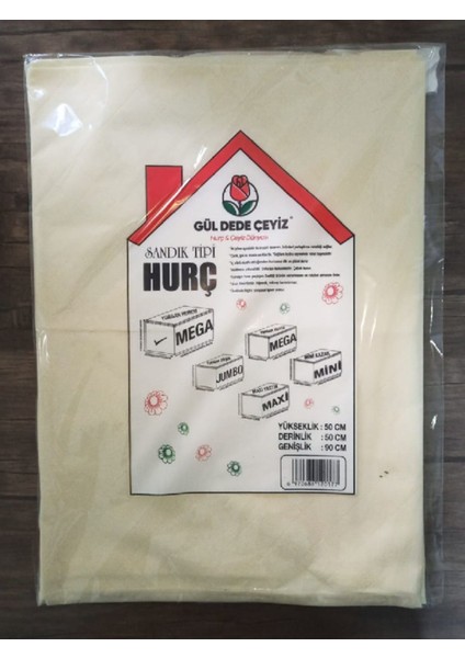 Yorgan Hurcu Sandık Tipi 90 x 50 x 50 cm