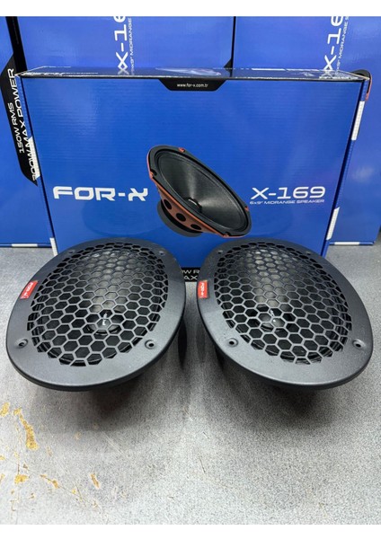 X-169 300 Watt 6x9 Oval Midrange Hoparlör XMD-3069