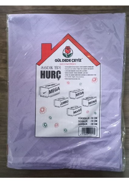 Yorgan Hurcu Sandık Tipi 90 x 50 x 50 cm