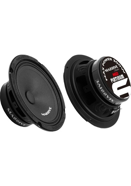 MS-M50PLATINUM 13 cm Midrange 250WAT 100RMS Iki Adett