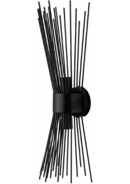 Şık Siyah Metal Aplik E14, Estetik ve Modern Dekoratif Aydınlatma