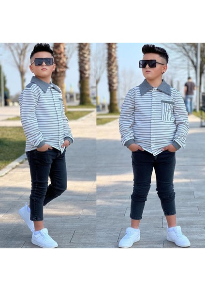 Bayrama Özel Şıklık: Erkek Çocuk Kombini I Minik Beylere Bayram Şıklığı! I Erkek Çocuk Gömlek