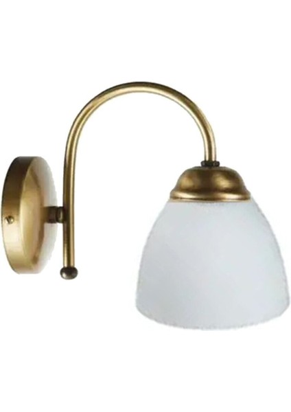 Modern beyaz opal camlı rustik aplike, salon, mutfak ve yatak odası için şık aydınlatma