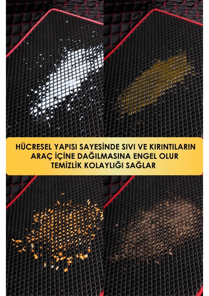 Kia Cerato (2000-2006) Uyumlu Deri 8d Havuzlu Tam Set Oto Paspas .3 indirimleri