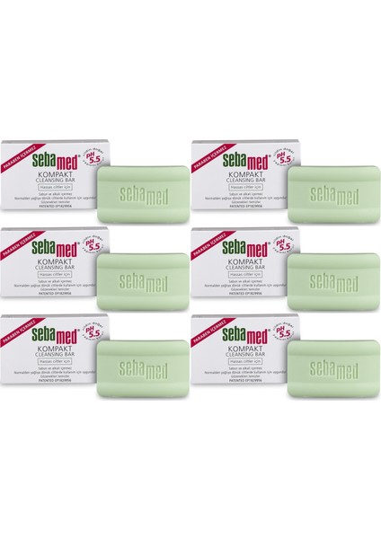Sabun Kompakt Hassas Cilt 100GR (6 Lı Set)