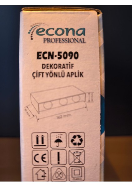 Şık 12W siyah çift yönlü dekoratif duvar aplike, G9 duy, plastik materyal modelleri