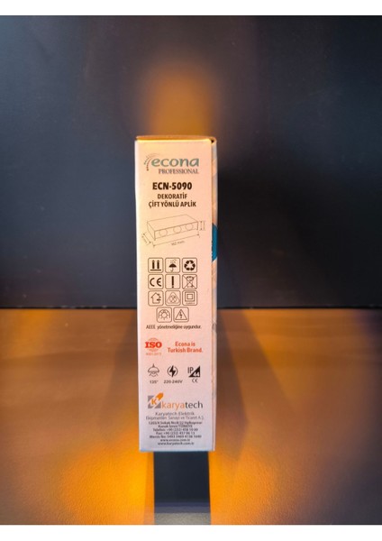 Şık 12W siyah çift yönlü dekoratif duvar aplike, G9 duy, plastik materyal fırsatları