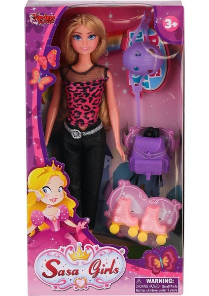 WG-115070 Aksesuarlı Patenci Bebek 29 cm - Vardem Oyuncak