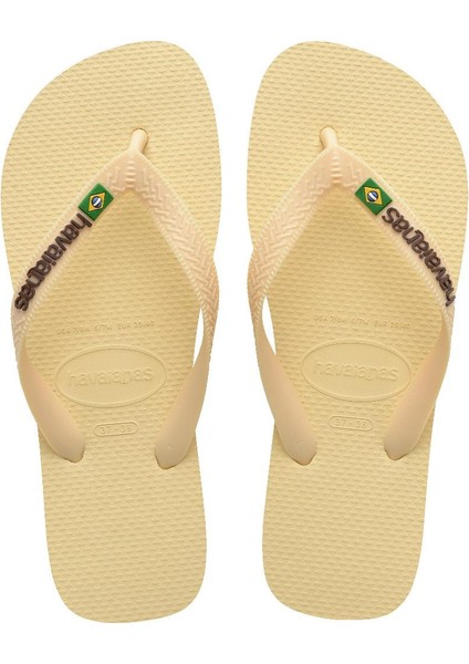 Havaıanas Brasil Logo Buttercream Parmak Arası Terlik 4110850-9256