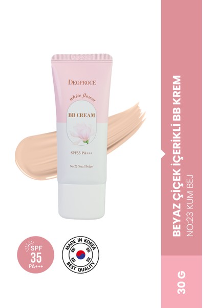 Beyazlatıcı ve Işıltı Artırıcı White Flower Bb Krem 30ML No:23
