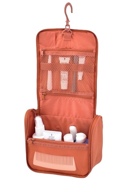 Mkjınmeı Asılı Tuvalet Saklama Çantası, Seyahat Taşınabilir Kozmetik Çantası (Yurt Dışından)