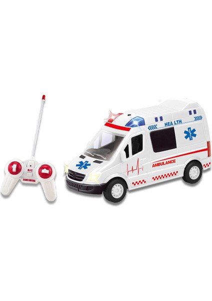 Mkjınmeı Uzaktan Kumandalı Ambulans Oyuncağı 1:16 Ölçek (Yurt Dışından)