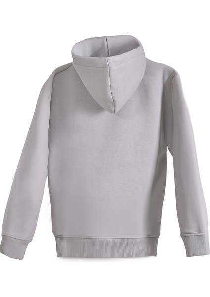 Gri Unisex Rise Kadın & Erkek Kapüşonlu Sweatshirt fiyatları