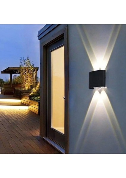 HL-5600 6W 4'lü Çift Yönlü Duvar Aplik Tepegöz Aplik Günışığı Dekoratif Lamba