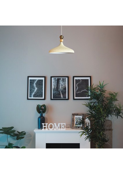 Dokulu Açık Krem Büyük Eskitme Boncuk Avize Tekli Sarkıt Salon Mutfak Dekoratif Aydınlatma indirimleri